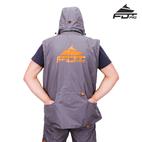 Reliable Dog Training Suit Grey Color from FDT Pro