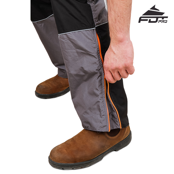 Pro Design Dog Tracking Pants with Top Notch Zippers